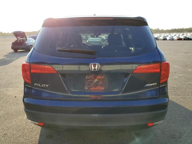 5FNYF6H69GB116418 - 2016 HONDA PILOT EXL BLUE photo 6