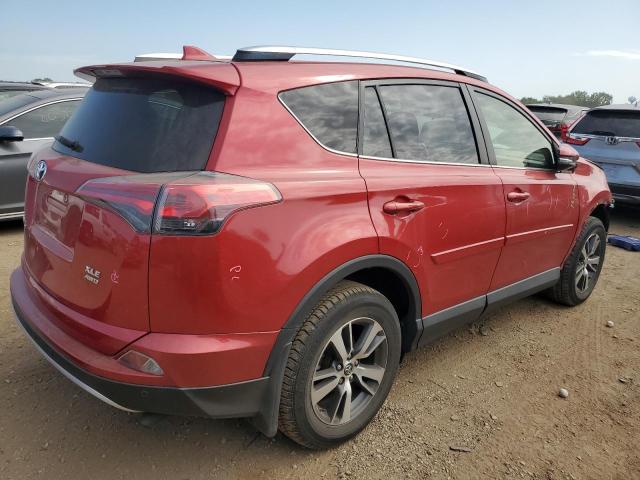 JTMRFREV9GJ071376 - 2016 TOYOTA RAV4 XLE RED photo 3