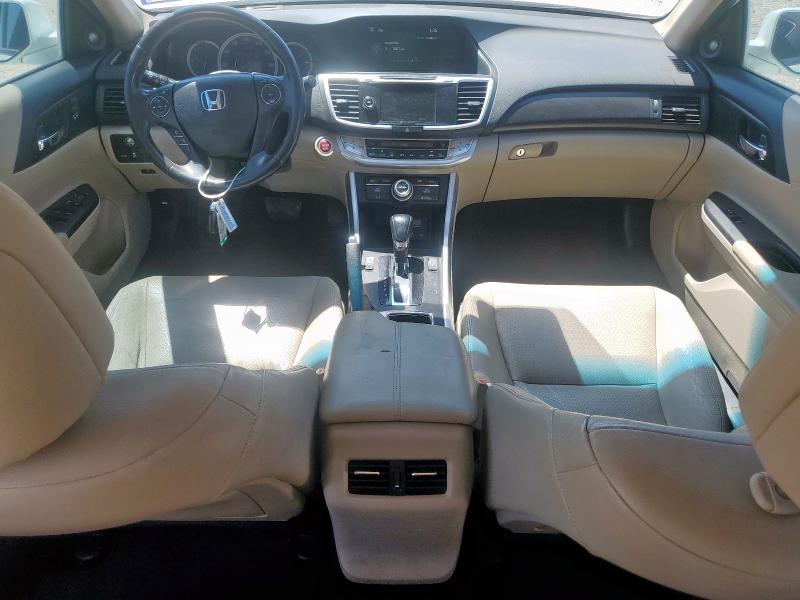 1HGCR3F86EA031063 - 2014 HONDA ACCORD EXL WHITE photo 8