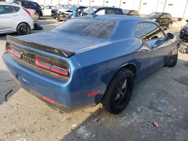 2C3CDZFJ2MH641551 - 2021 DODGE CHALLENGER R/T SCAT PACK BLUE photo 3