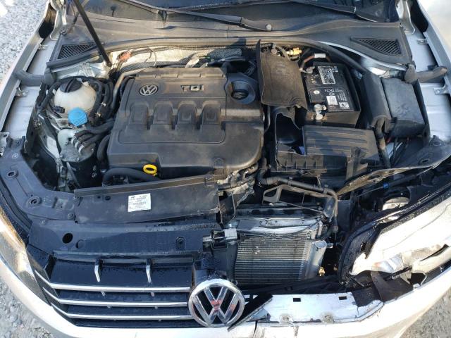 1VWBV7A36FC051132 - 2015 VOLKSWAGEN PASSAT SE 银色 照片 11