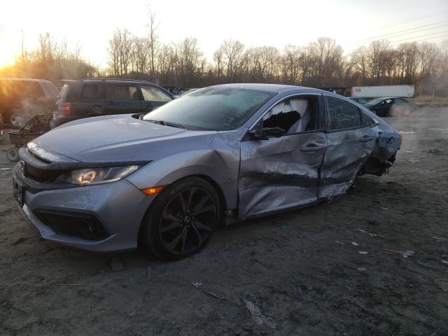 2HGFC2F82KH545255 - 2019 HONDA CIVIC SPORT 银色 照片 1