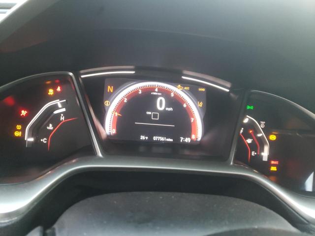 2HGFC2F82KH545255 - 2019 HONDA CIVIC SPORT 银色 照片 9