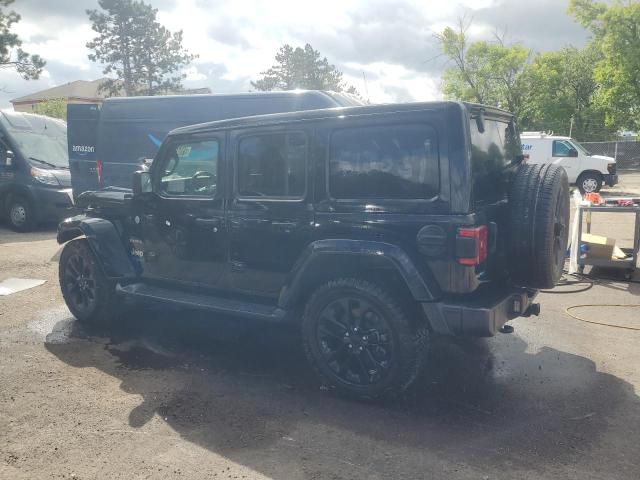 1C4JJXP68MW775038 - 2021 JEEP WRANGLER U SAHARA 4XE BLACK photo 2