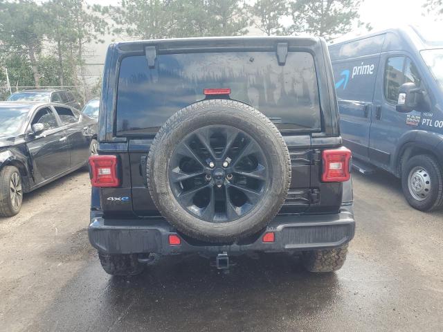 1C4JJXP68MW775038 - 2021 JEEP WRANGLER U SAHARA 4XE BLACK photo 6