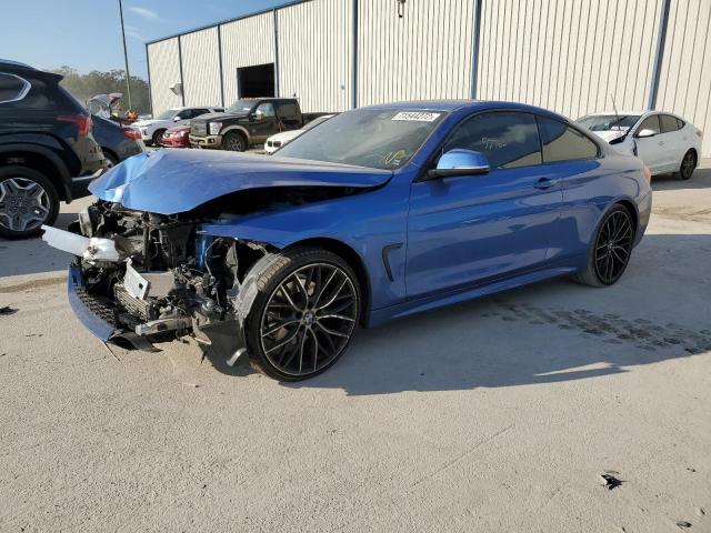 WBA3N3C50EF710914 - 2014 BMW 428 I BLUE photo 1