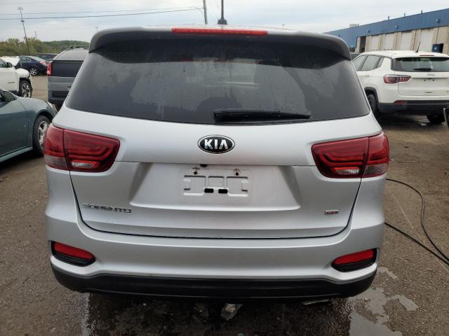 5XYPG4A37KG551517 - 2019 KIA SORENTO L SILVER photo 6