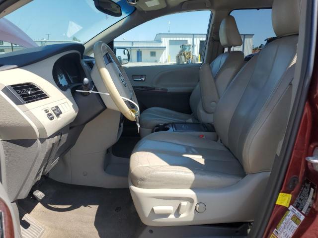 5TDYK3DC2DS309829 - 2013 TOYOTA SIENNA XLE 勃艮第红 照片 7