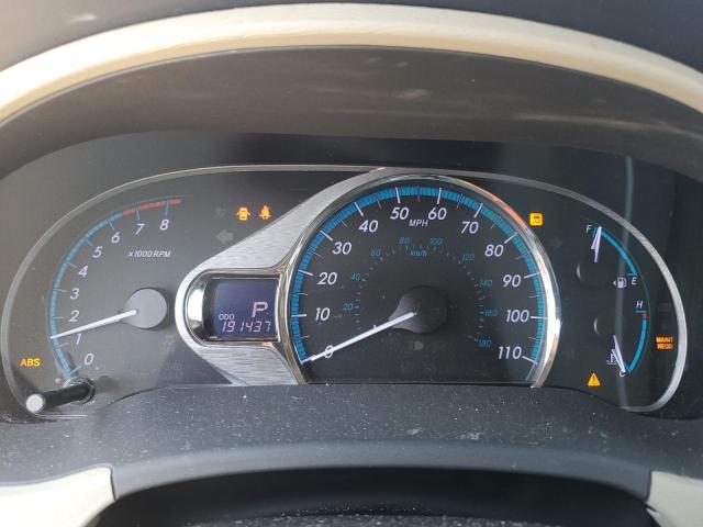 5TDYK3DC2DS309829 - 2013 TOYOTA SIENNA XLE 勃艮第红 照片 9