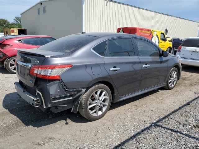 3N1AB7AP1DL787474 - 2013 NISSAN SENTRA S GRAY photo 3