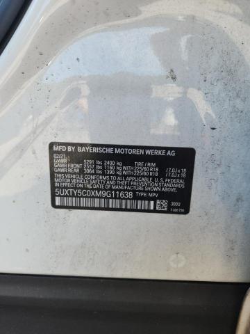 5UXTY5C0XM9G11638 - 2021 BMW X3 XDRIVE30I 白色 照片 13