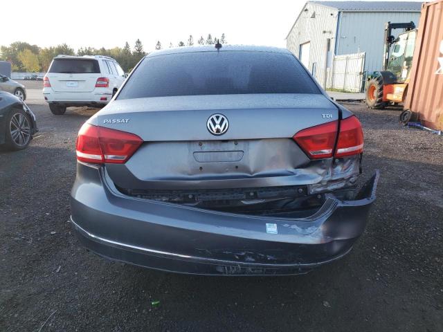 1VWBV7A32FC047823 - 2015 VOLKSWAGEN PASSAT SE GRAY photo 6