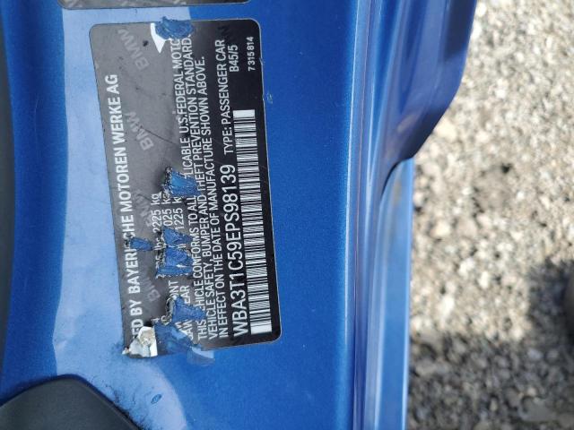 WBA3T1C59EPS98139 - 2014 BMW 428 XI SULEV BLUE photo 12