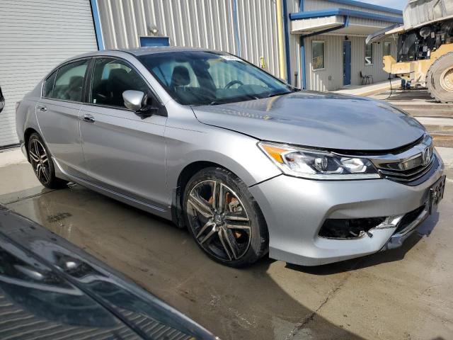 1HGCR2F52GA091649 - 2016 HONDA ACCORD SPORT SILVER photo 4