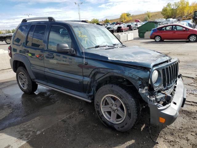 1J4GL38K75W632439 - 2005 JEEP LIBERTY RENEGADE 青色 照片 4