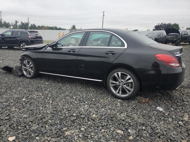 55SWF4KB8GU138149 - 2016 MERCEDES-BENZ C 300 4MATIC BLACK photo 2