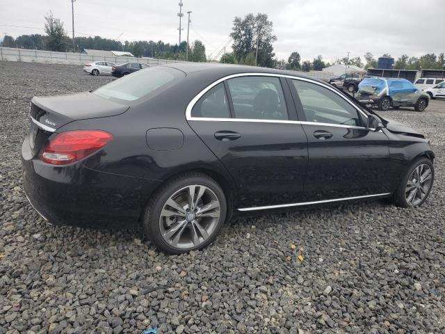 55SWF4KB8GU138149 - 2016 MERCEDES-BENZ C 300 4MATIC BLACK photo 3
