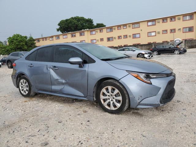 JTDEPMAE7NJ214407 - 2022 TOYOTA COROLLA LE BLUE photo 4