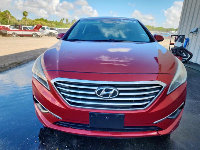 5NPE24AF3GH274039 - 2016 HYUNDAI SONATA SE 勃艮第红 照片 5