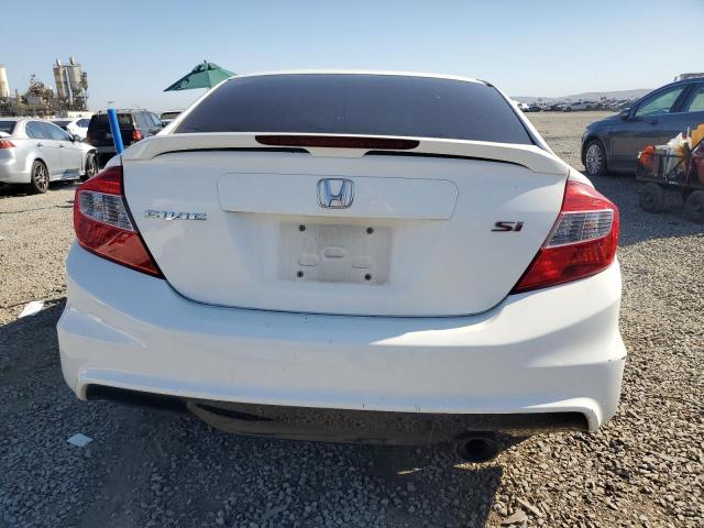 2HGFB6E59CH705506 - 2012 HONDA CIVIC SI WHITE photo 6
