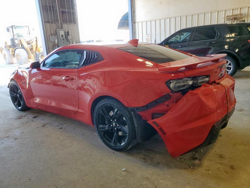 1G1FH1R76K0155754 - 2019 CHEVROLET CAMARO SS RED photo 2