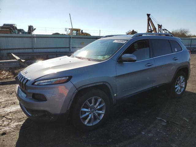 1C4PJMDS4FW576601 - 2015 JEEP CHEROKEE LIMITED GRAY photo 1