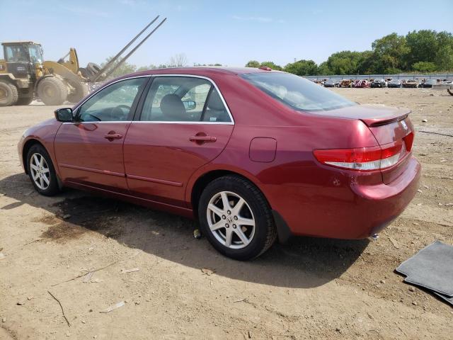 1HGCM66534A050349 - 2004 HONDA ACCORD EX RED photo 2