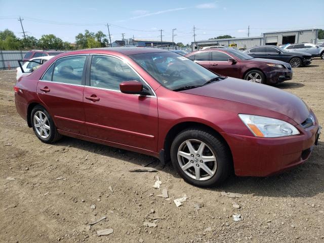 1HGCM66534A050349 - 2004 HONDA ACCORD EX RED photo 4