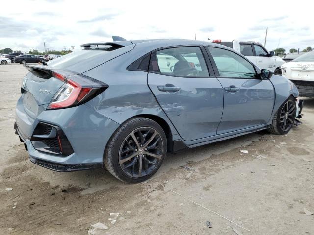 SHHFK7H45MU219188 - 2021 HONDA CIVIC SPORT GRAY photo 3