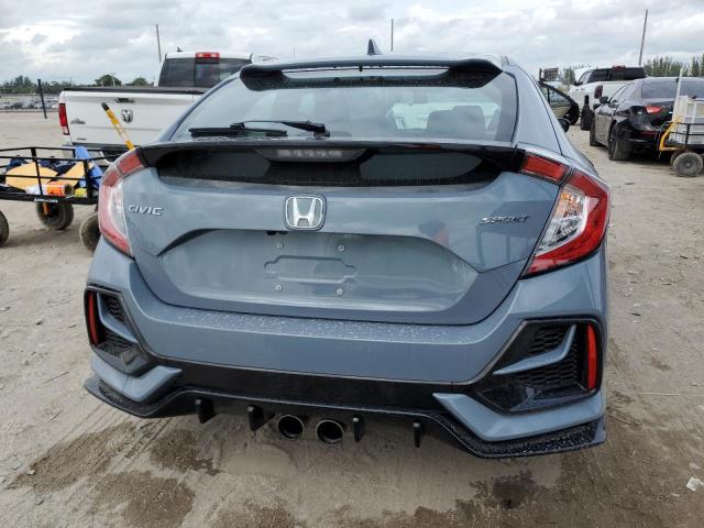 SHHFK7H45MU219188 - 2021 HONDA CIVIC SPORT GRAY photo 6