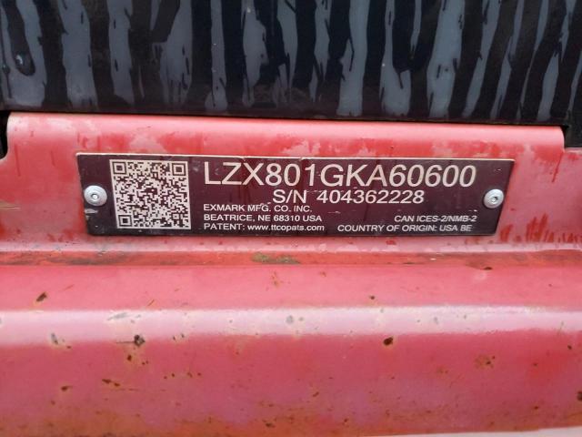 LZX801GKA60600 - 2000 EXMA LAZER Z RED photo 10