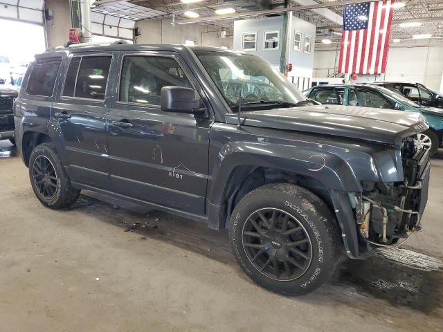 1C4NJRCB0ED805369 - 2014 JEEP PATRIOT LIMITED BLUE photo 4