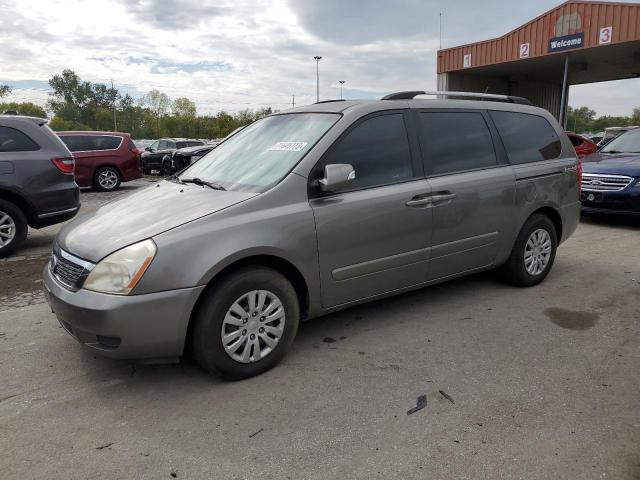 KNDMG4C75B6365108 - 2011 KIA SEDONA LX SILVER photo 1