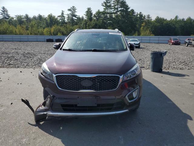 5XYPHDA19GG137562 - 2016 KIA SORENTO EX BURGUNDY photo 5