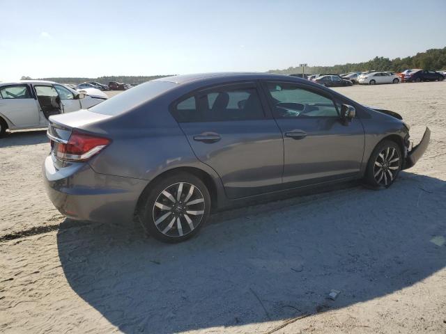2HGFB2F96FH538682 - 2015 HONDA CIVIC EXL GRAY photo 3