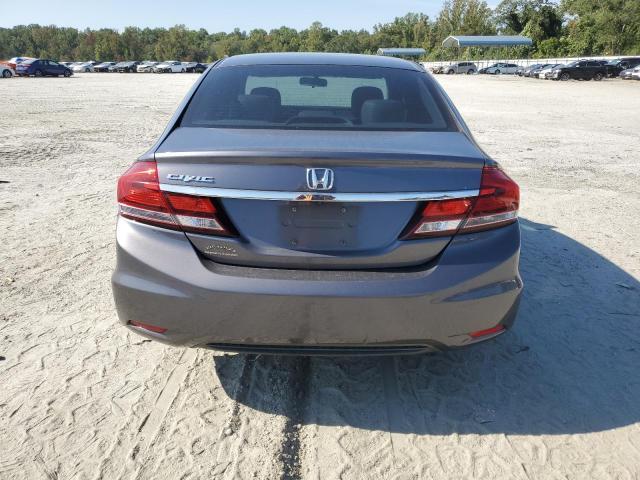 2HGFB2F96FH538682 - 2015 HONDA CIVIC EXL GRAY photo 6
