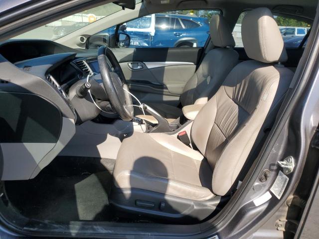 2HGFB2F96FH538682 - 2015 HONDA CIVIC EXL GRAY photo 7
