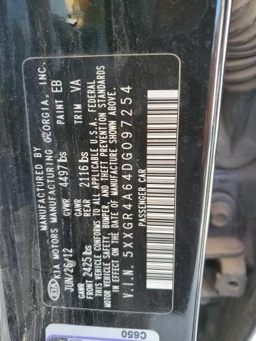 5XXGR4A64DG097254 - 2013 KIA OPTIMA SX 黑色 照片 12