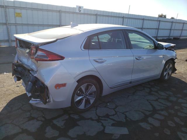 KMHC05LHXKU046454 - 2019 HYUNDAI IONIQ LIMITED SILVER photo 3