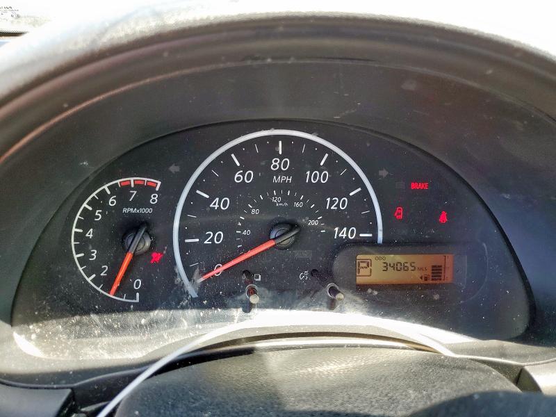 3N1CN7APXGL839799 - 2016 NISSAN VERSA S SILVER photo 9