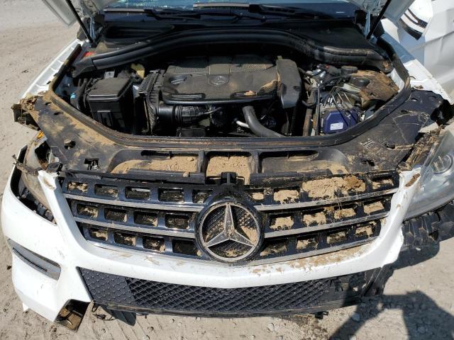 4JGDA5HB0FA595240 - 2015 MERCEDES-BENZ ML 350 4MATIC WHITE photo 12