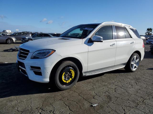 4JGDA5HB5FA533607 - 2015 MERCEDES-BENZ ML 350 4MATIC WHITE photo 1