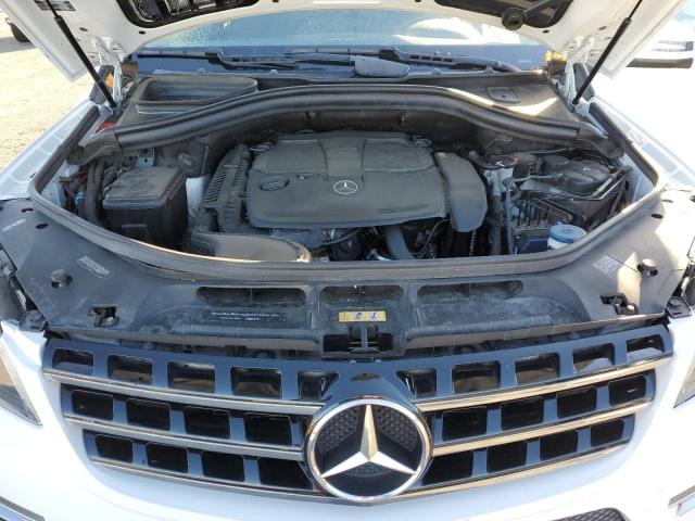 4JGDA5HB5FA533607 - 2015 MERCEDES-BENZ ML 350 4MATIC WHITE photo 12
