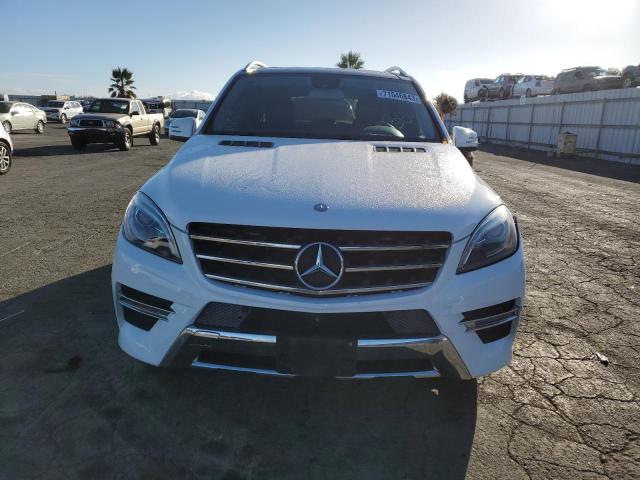 4JGDA5HB5FA533607 - 2015 MERCEDES-BENZ ML 350 4MATIC WHITE photo 5