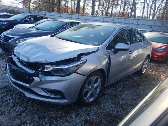 1G1BF5SM9J7110695 - 2018 CHEVROLET CRUZE PREMIER SILVER photo 1