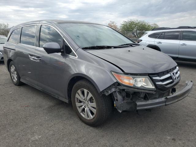 5FNRL5H63FB037817 - 2015 HONDA ODYSSEY EXL GRAY photo 4