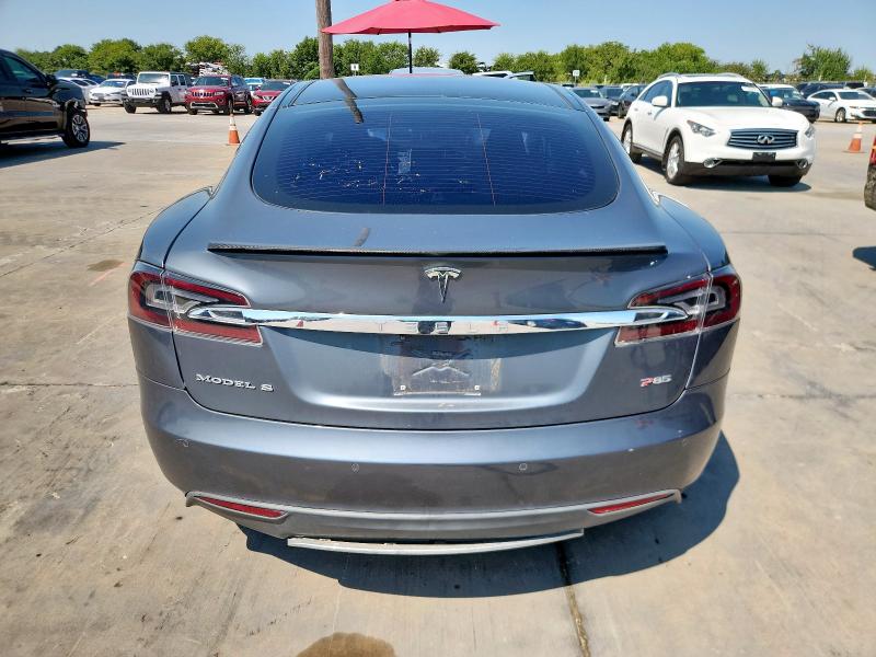 5YJSA1H11EFP32848 - 2014 TESLA MODEL S GRAY photo 6