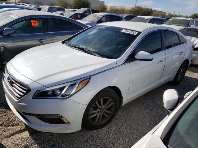 5NPE24AA7FH147717 - 2015 HYUNDAI SONATA ECO WHITE photo 1