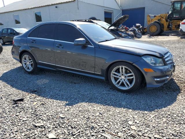 WDDGF8AB4DR274787 - 2013 MERCEDES-BENZ C 300 4MATIC GRAY photo 4