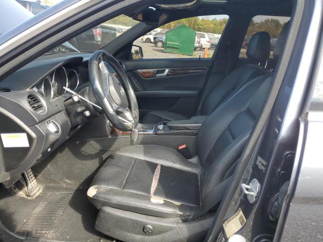WDDGF8AB4DR274787 - 2013 MERCEDES-BENZ C 300 4MATIC GRAY photo 7